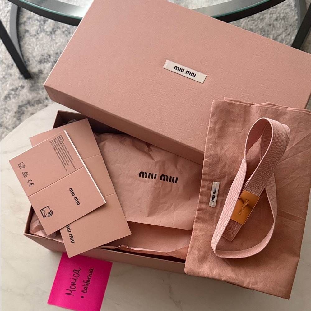 Miu Miu Rhinestone Ballerinas - Picture 13 of 13